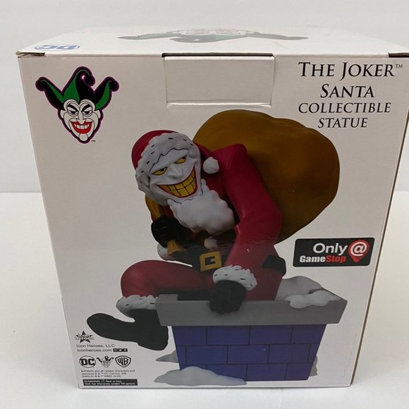 The Joker Santa Collectible Statue Only at Gamestop - Picture 5 of 12